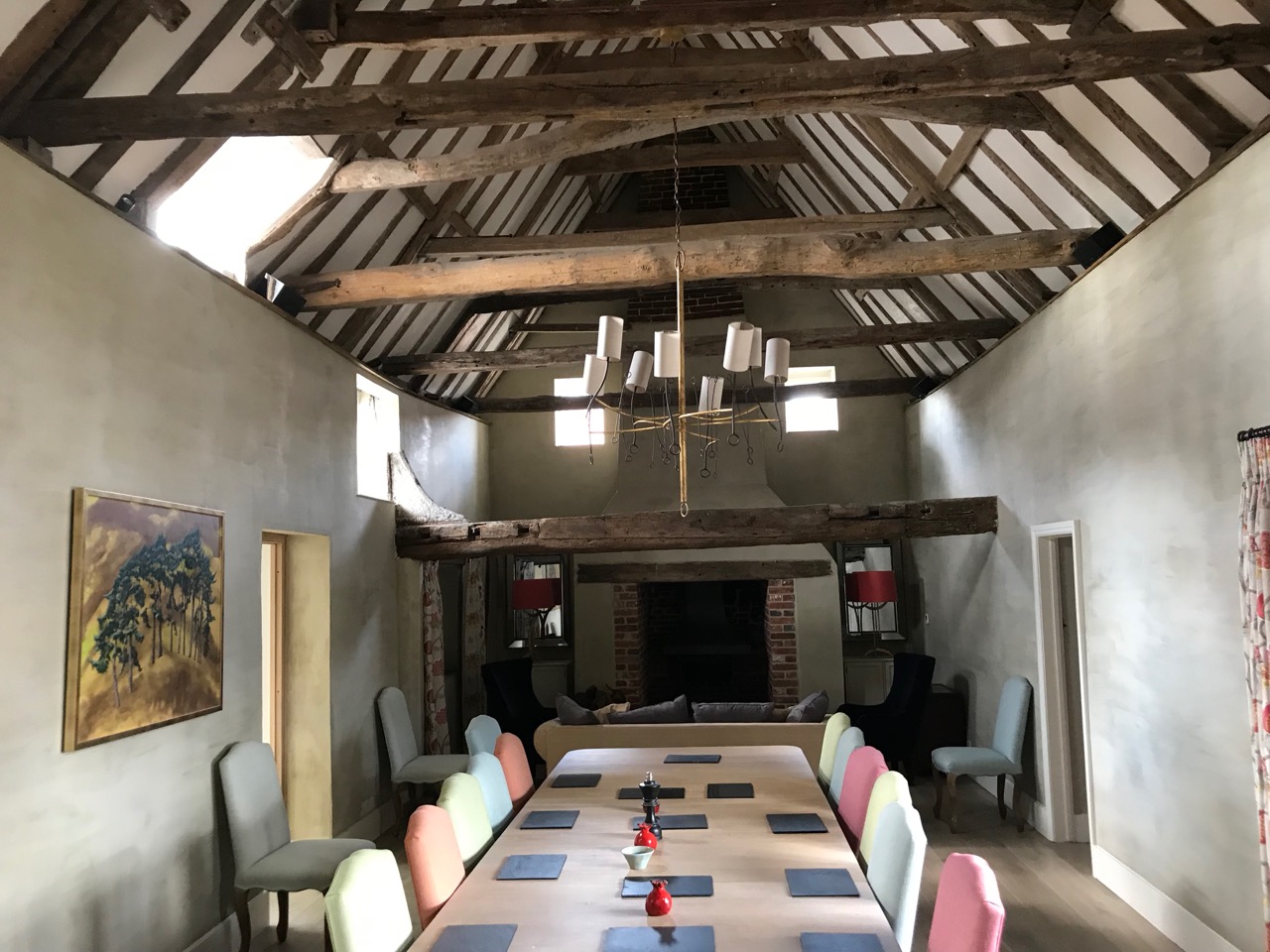 Medieval Hall with 16th C fireplace