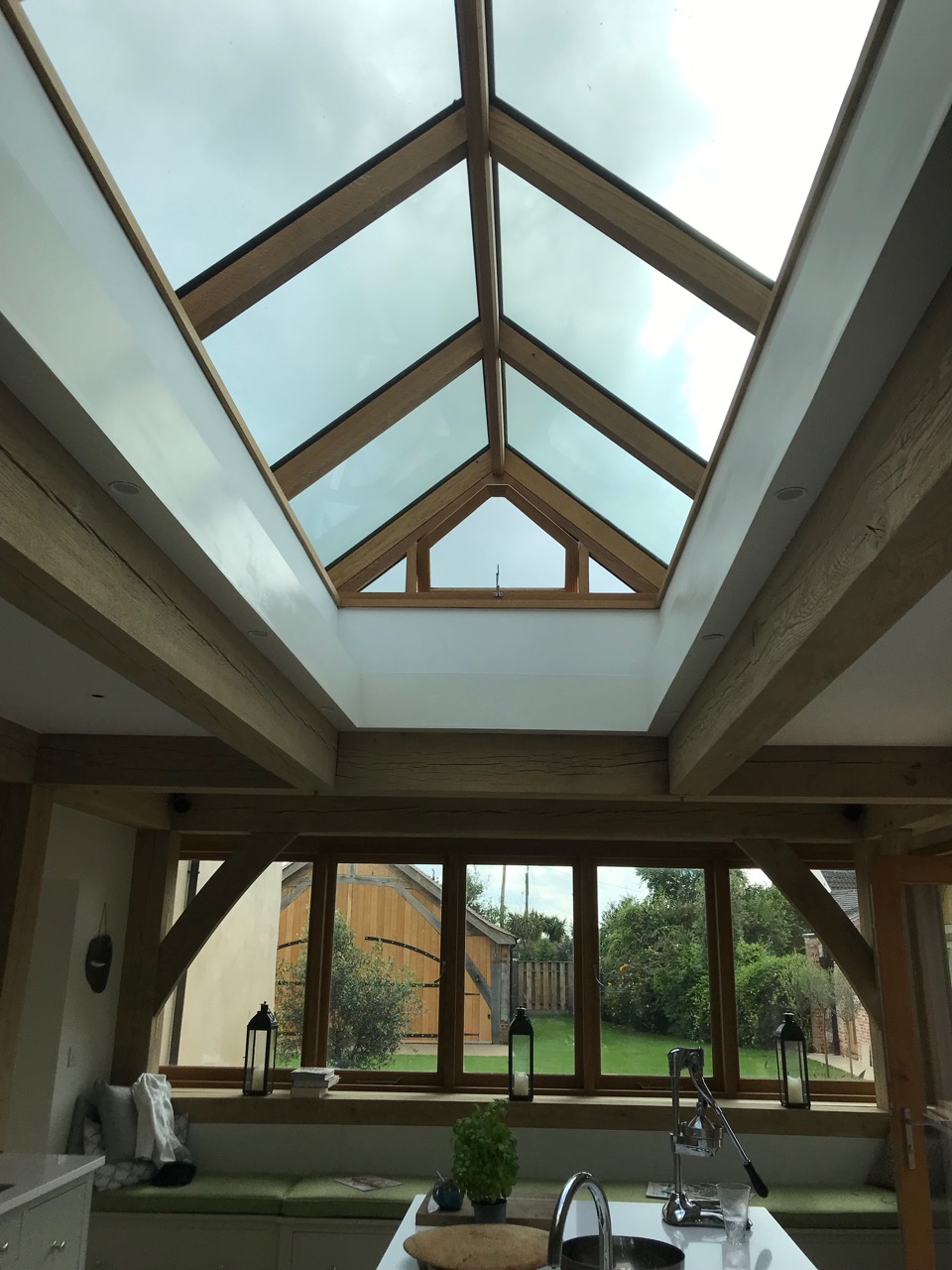 Kitchen link and rooflight